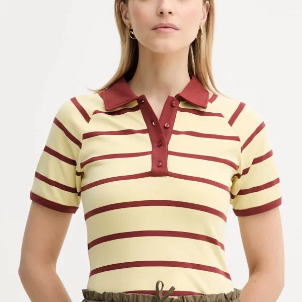 Samsoe Samsoe Βαμβακερό μπλουζάκι πόλο Samsoe Samsoe SAAMY