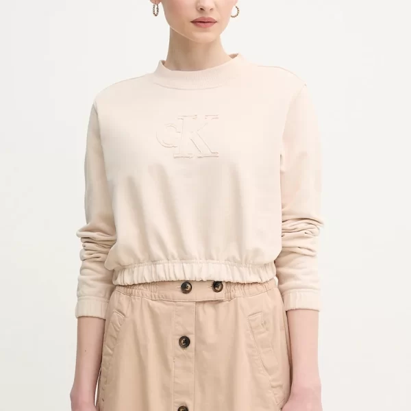 Βαμβακερή μπλούζα Calvin Klein Jeans