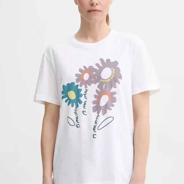 Βαμβακερό μπλουζάκι PS Paul Smith