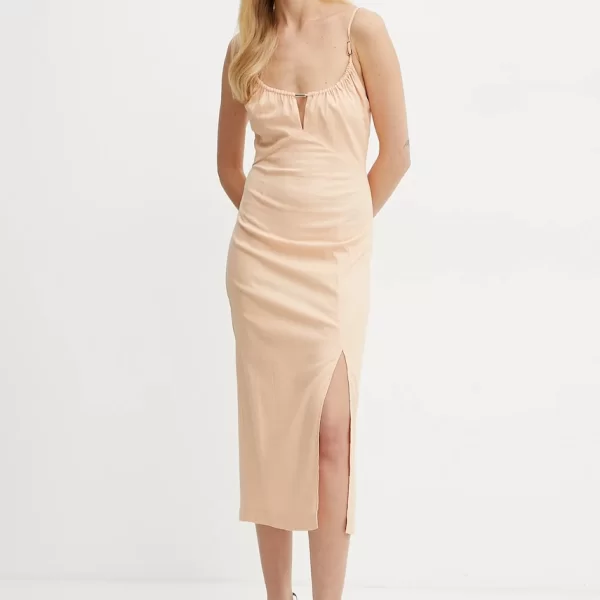 Λινό φόρεμα Patrizia Pepe