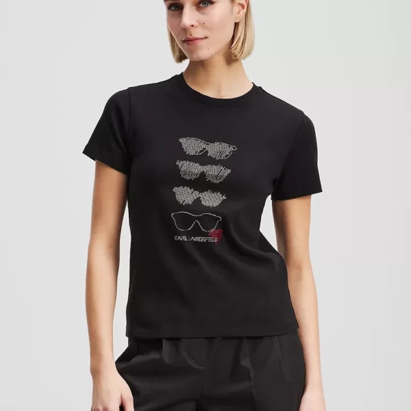 Karl Lagerfeld Βαμβακερό μπλουζάκι Karl Lagerfeld