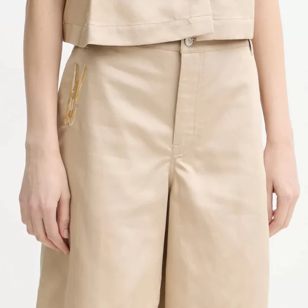 Λινό σορτς Moschino Jeans