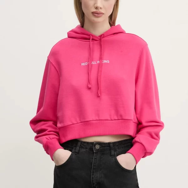 Red Bull Racing x Pepe Jeans Μπλούζα Red Bull Racing x Pepe Jeans CROPPED LOGO HOODY