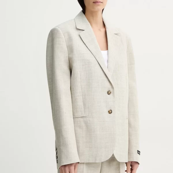 HERSKIND Blazer με μείγμα λινών Herskind Matteo