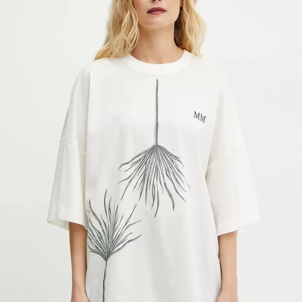 Βαμβακερό μπλουζάκι MM by Max Mara