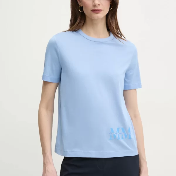 MM by Max Mara Βαμβακερό μπλουζάκι MM by Max Mara