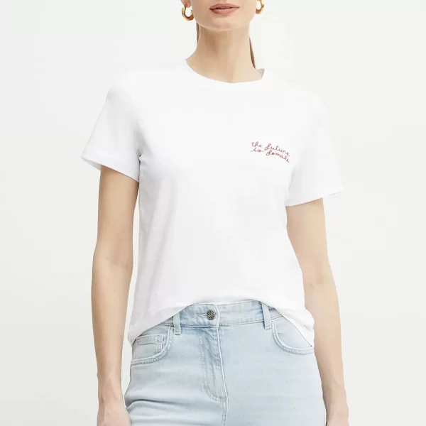 MARELLA Βαμβακερό μπλουζάκι Marella CAUCASO