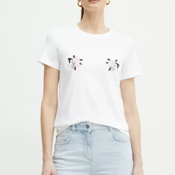 MARELLA Βαμβακερό μπλουζάκι Marella CAUCASO