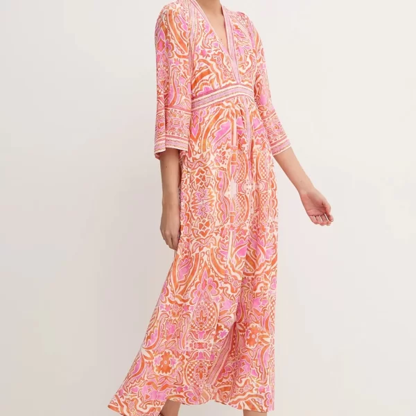 Φόρεμα από συνδιασμό μεταξιού Hale BOB Abby