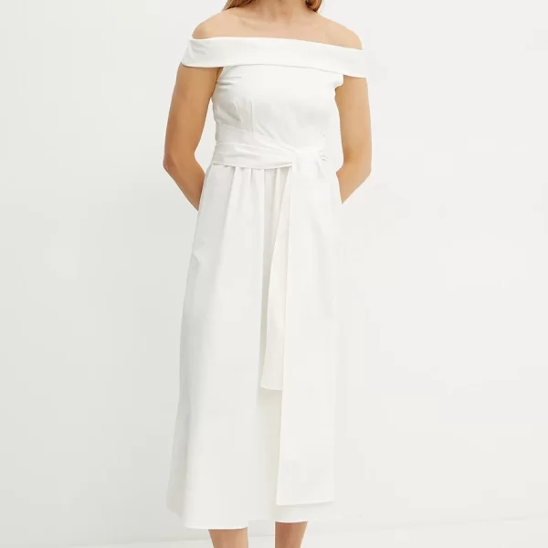 Βαμβακερό φόρεμα Weekend Max Mara