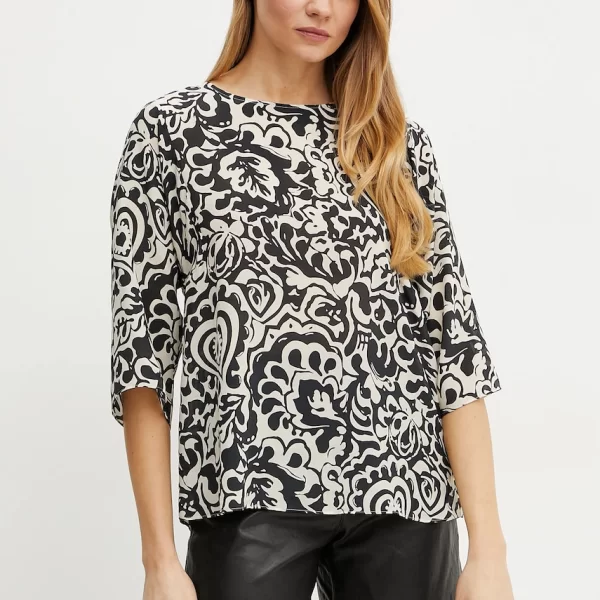 WEEKEND MAX MARA Μεταξωτή μπλούζα Weekend Max Mara