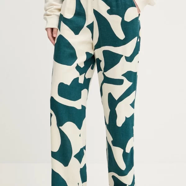 Abercrombie & Fitch Λινό παντελόνι Abercrombie & Fitch