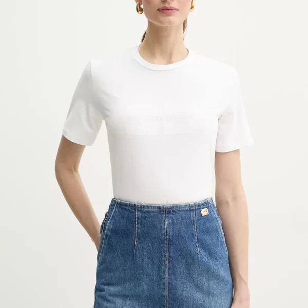 ELISABETTA FRANCHI Βαμβακερό μπλουζάκι Elisabetta Franchi