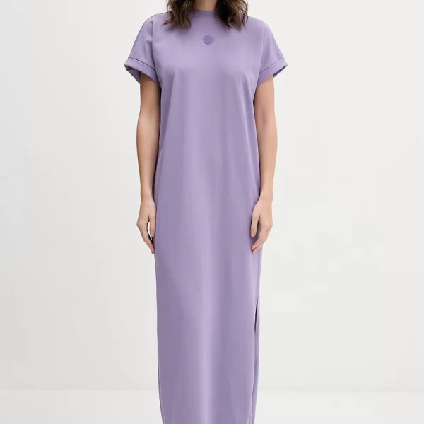 Hugo Blue Βαμβακερό φόρεμα Hugo Blue