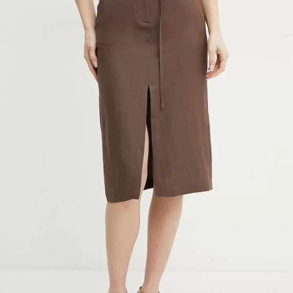 Φούστα από λινό μείγμα Patrizia Pepe