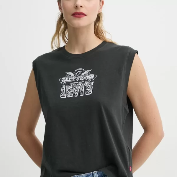 Levi's Βαμβακερό τοπ Levi's GR BOXY TANK