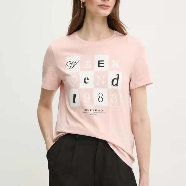 WEEKEND MAX MARA Βαμβακερό μπλουζάκι Weekend Max Mara