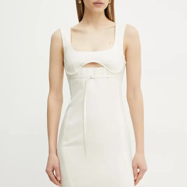 Φόρεμα από λινό μείγμα Patrizia Pepe