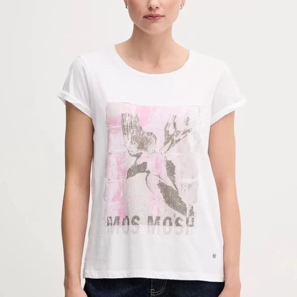 Βαμβακερό μπλουζάκι Mos Mosh