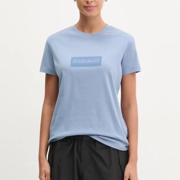 Βαμβακερό μπλουζάκι Napapijri S-Box