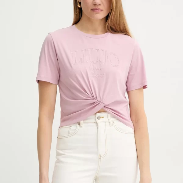 Liu Jo Βαμβακερό μπλουζάκι Liu Jo