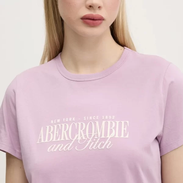 Βαμβακερό μπλουζάκι Abercrombie & Fitch