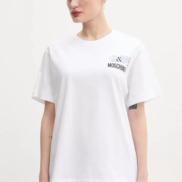 MOSCHINO JEANS Βαμβακερό μπλουζάκι Moschino Jeans