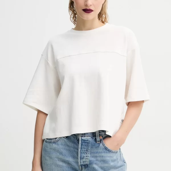 G-Star Βαμβακερό μπλουζάκι G-Star