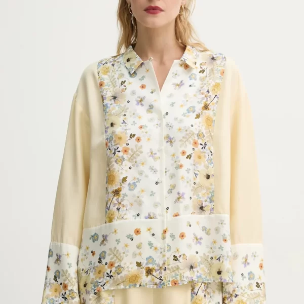 MUNTHE Μεταξωτό πουκάμισο MUNTHE FAIZA