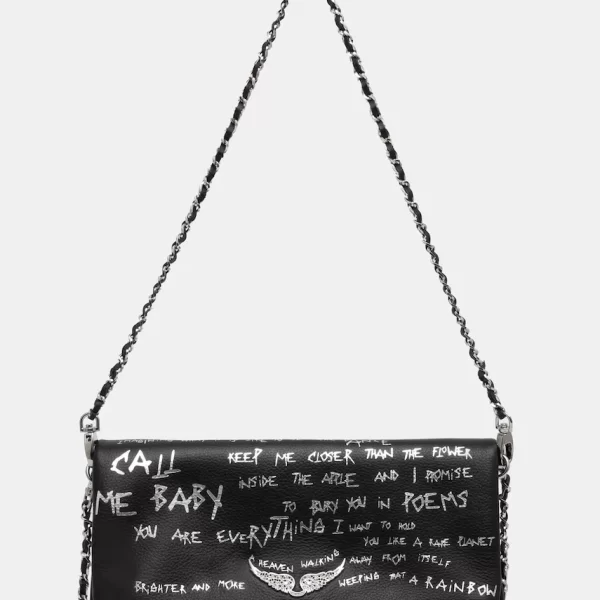 Zadig & Voltaire Τσάντα ZADIG&VOLTAIRE ROCK GRAFFITI