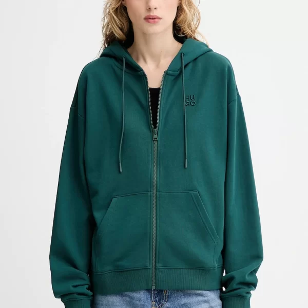 Βαμβακερή μπλούζα HUGO San Jared-C