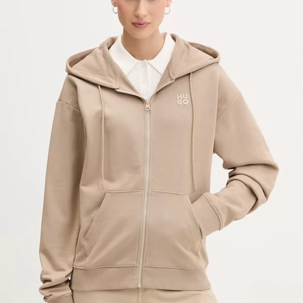 Βαμβακερή μπλούζα HUGO Dalfine