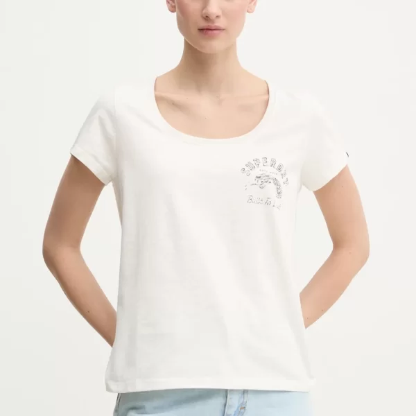 Βαμβακερό μπλουζάκι Superdry