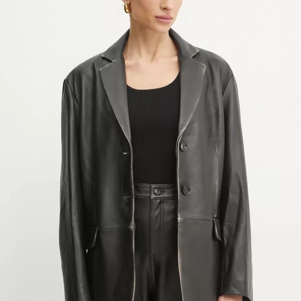 LIVIANA CONTI Δερμάτινο σακάκι Liviana Conti