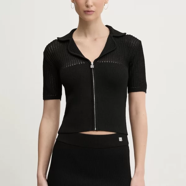 HUGO Πλεκτή ζακέτα HUGO