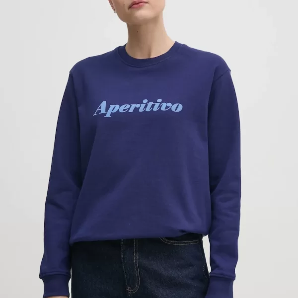 Βαμβακερή μπλούζα Drivemebikini Aperitivo Flock