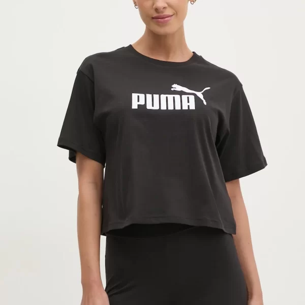 Βαμβακερό μπλουζάκι Puma
