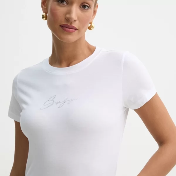 Βαμβακερό μπλουζάκι BOSS Orange San Jared-C