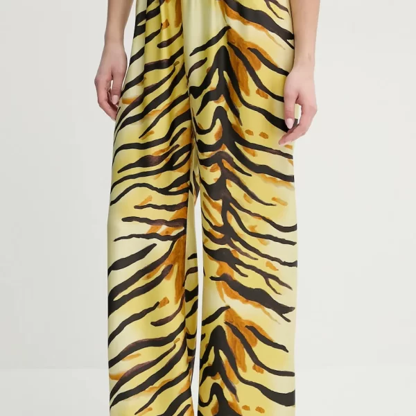 Μεταξωτό παντελόνι Nanushka BRENDA