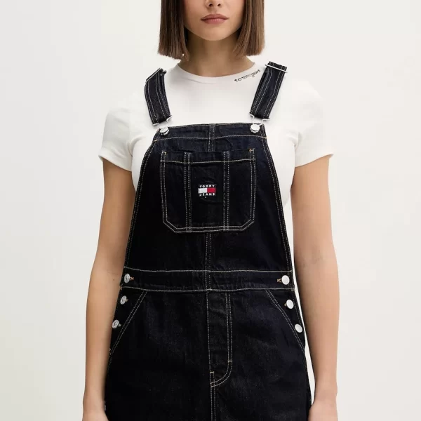 Βαμβακερό φόρεμα Tommy Jeans