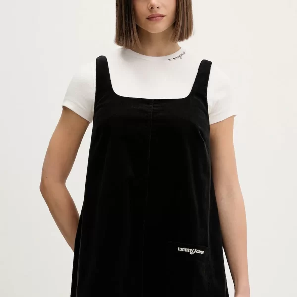 Βαμβακερό φόρεμα Tommy Jeans