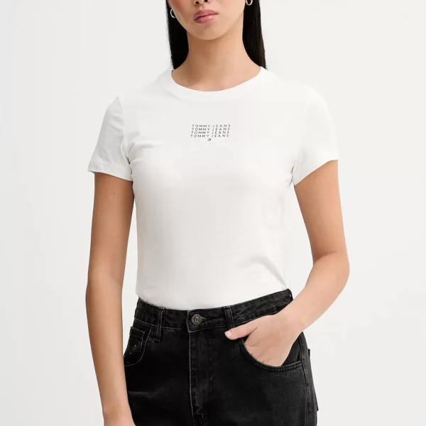 Βαμβακερό μπλουζάκι Tommy Jeans