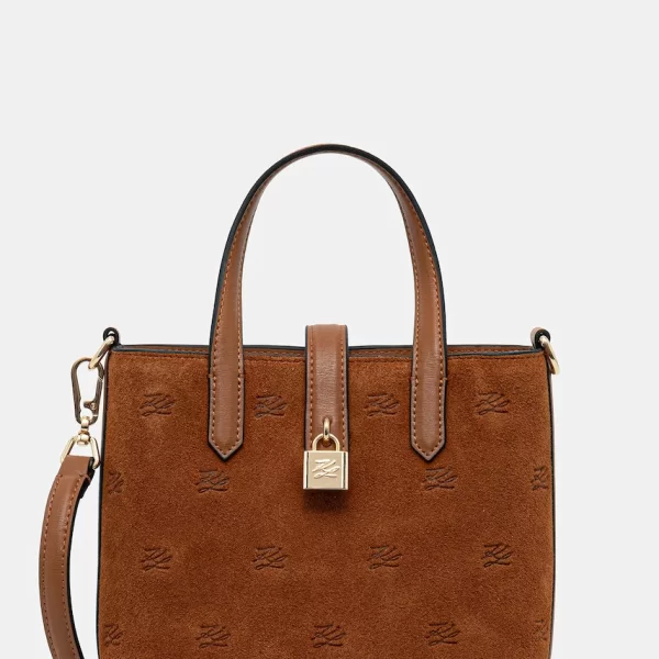 Τσάντα σουέτ Karl Lagerfeld K/AUTOGRAPH