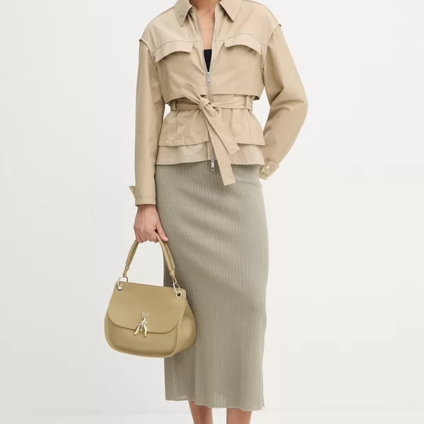 Δερμάτινη τσάντα Patrizia Pepe