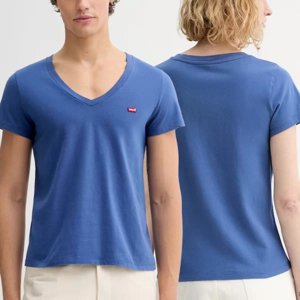 Βαμβακερό μπλουζάκι Levi's LSE_PERFECT VNECK