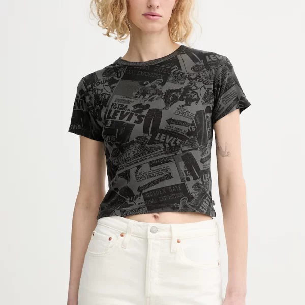 Βαμβακερό μπλουζάκι Levi's GR ESSENTIAL SPORTY