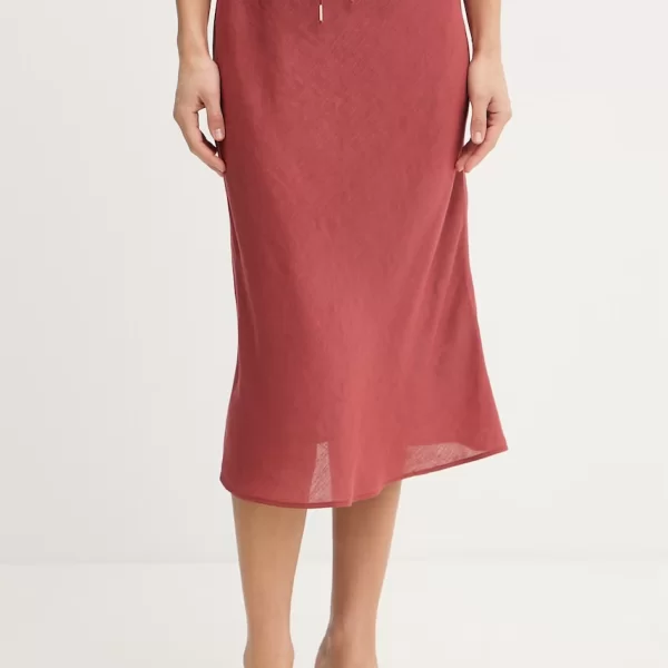 MARELLA Λινή φούστα Marella GAMBA