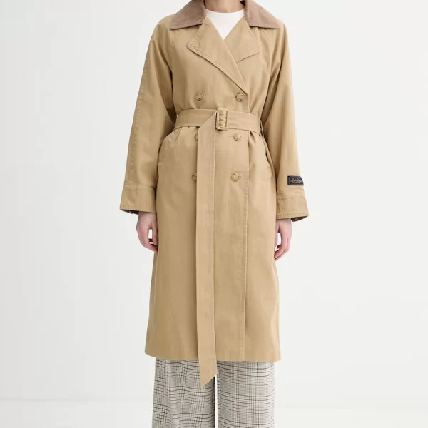 Βαμβακερή καμπαρντίνα Levi's BREE CLASSIC LONG TRENCH