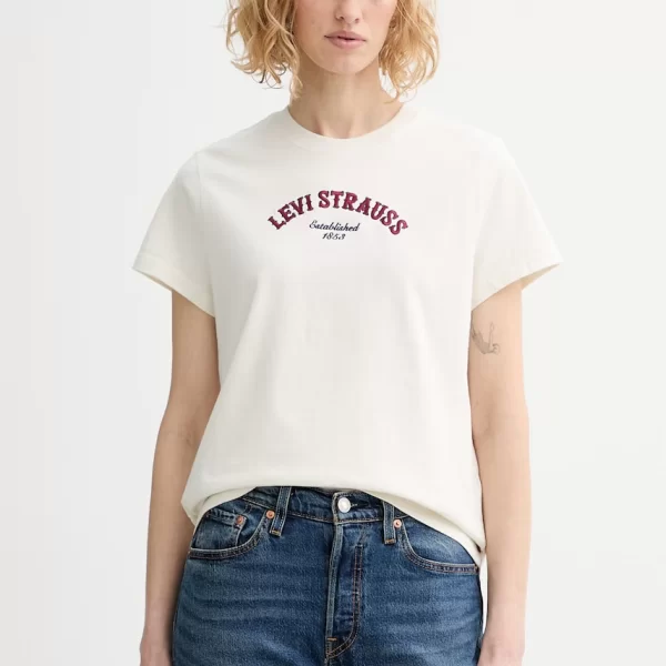 Βαμβακερό μπλουζάκι Levi's GR T2 PERFECT