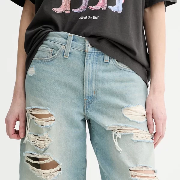 Τζιν σορτς Levi's MIDDY JORT